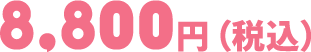 8,800円（税込）