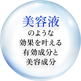 美容液のような効果を叶える有効成分と美容成分