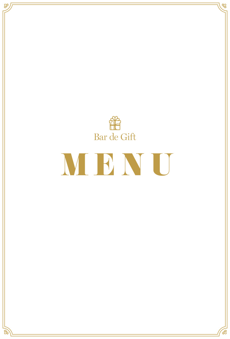 Bar de Gift　MENU