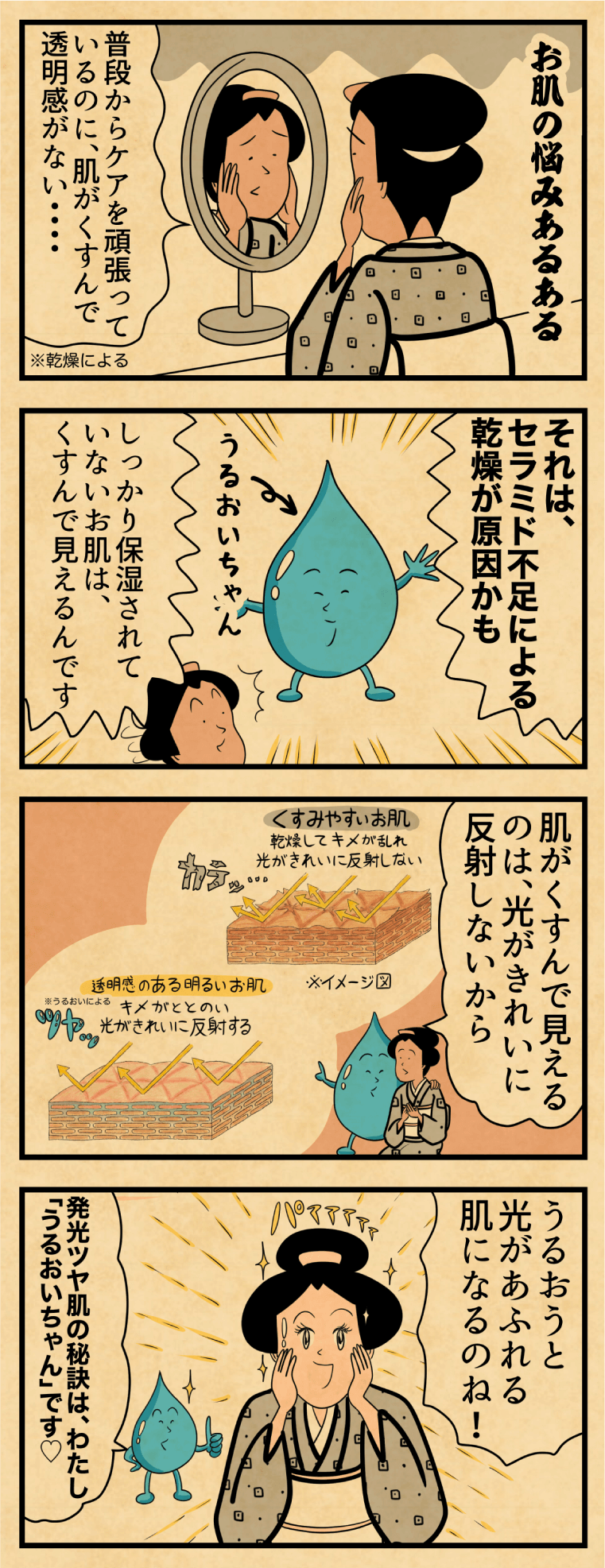 もっと、均一な発光ツヤ肌のために