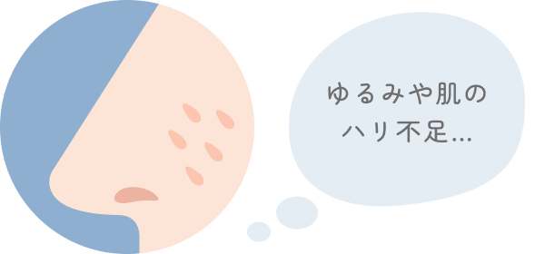 涙型毛穴