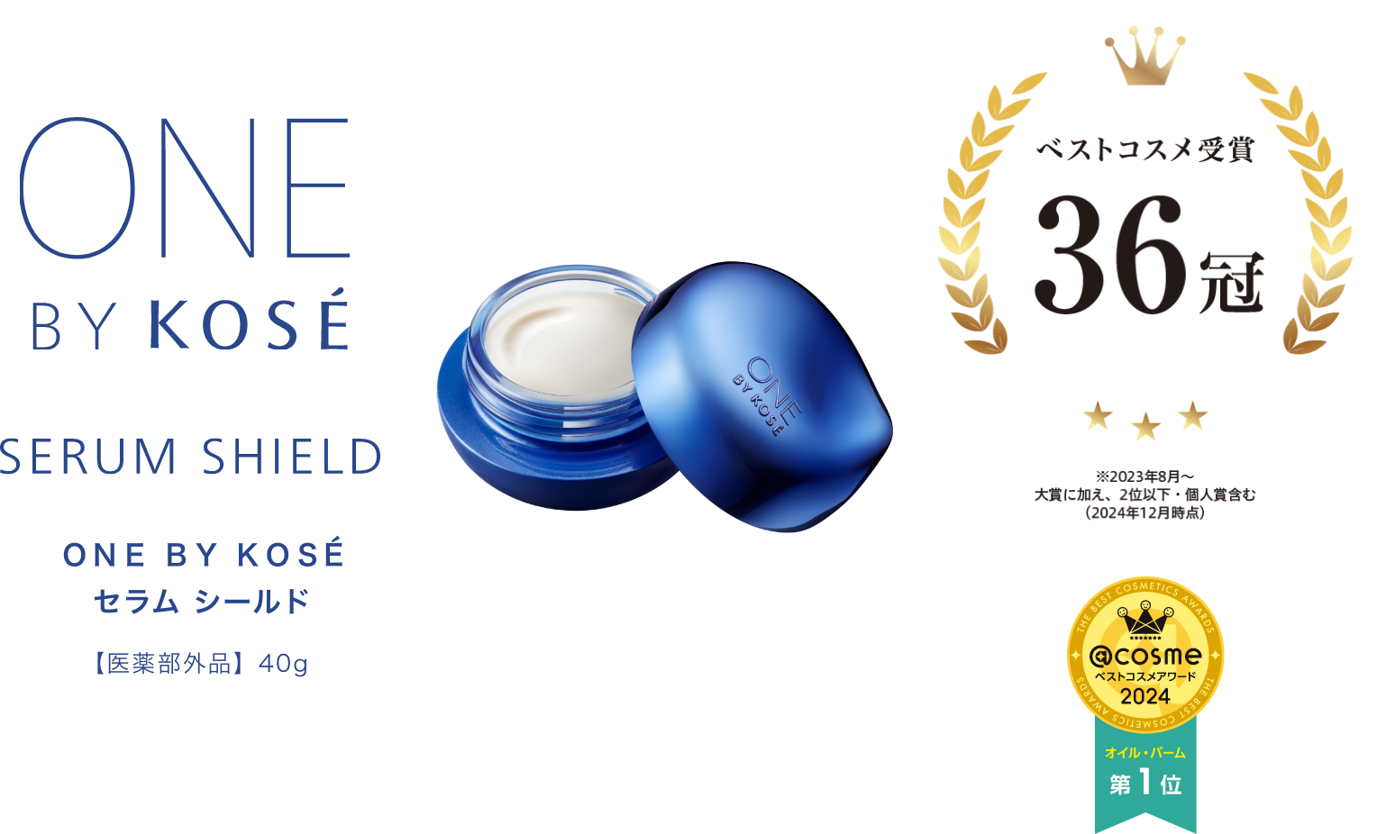 ベストコスメ受賞 36冠