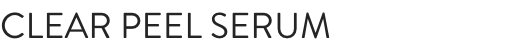 CLEAR PEEL SARUM