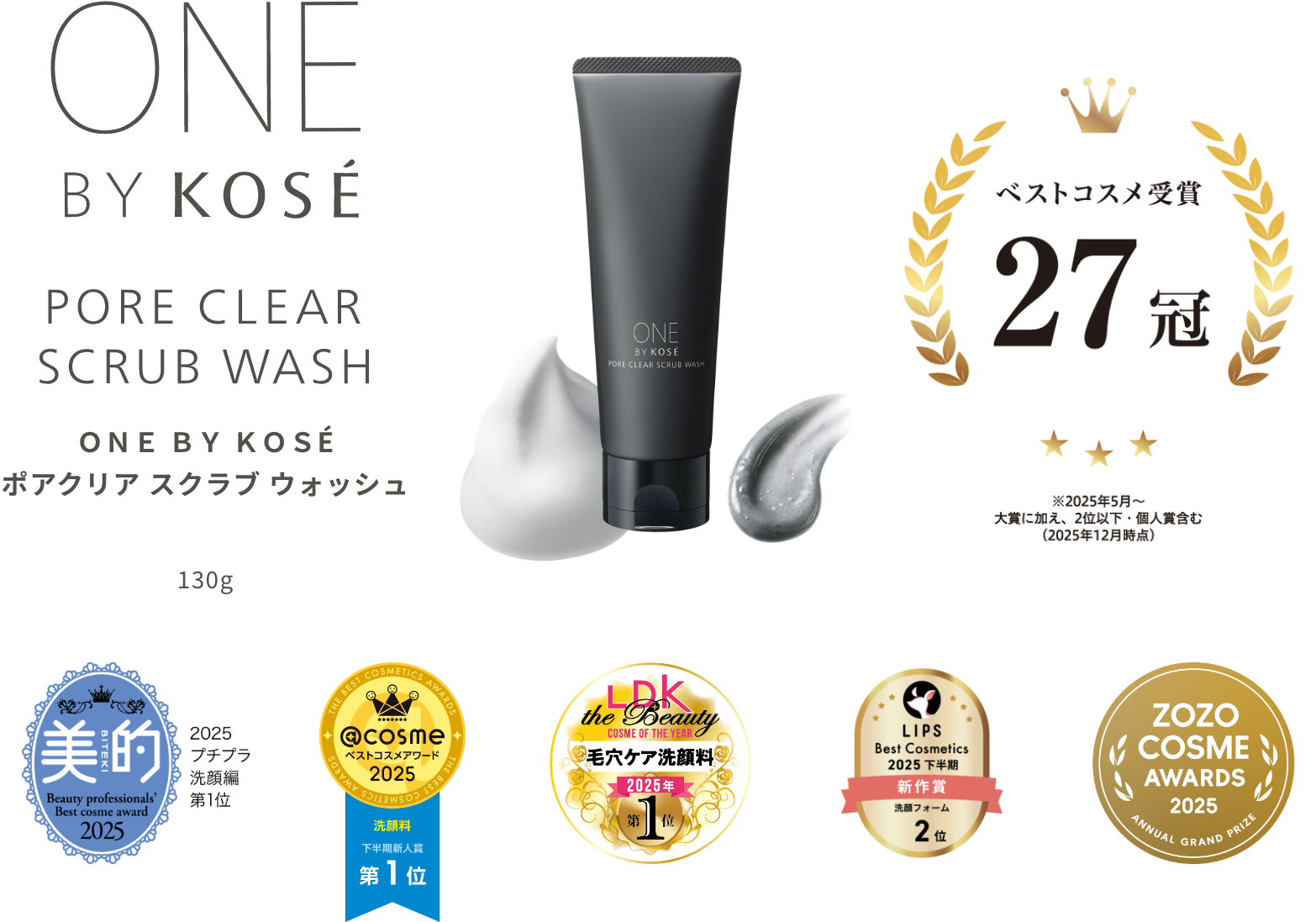 ベストコスメ受賞 27冠