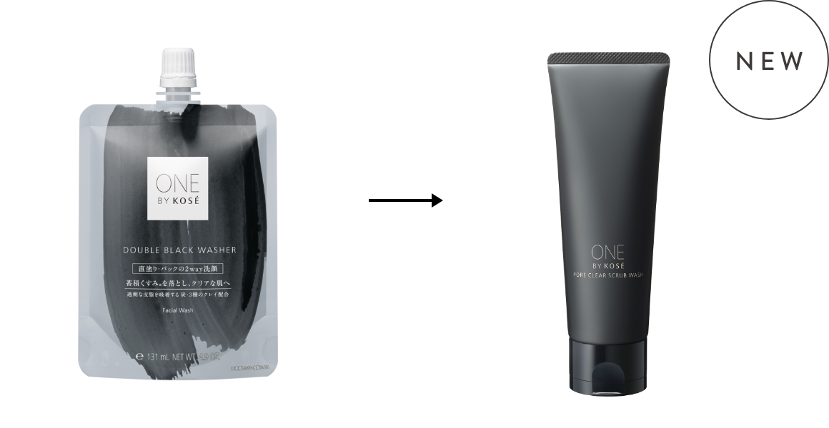 PORE CLEAR SCRUB WASH｜ONE BY KOSE｜ Maison KOSÉ(メゾンコーセー)