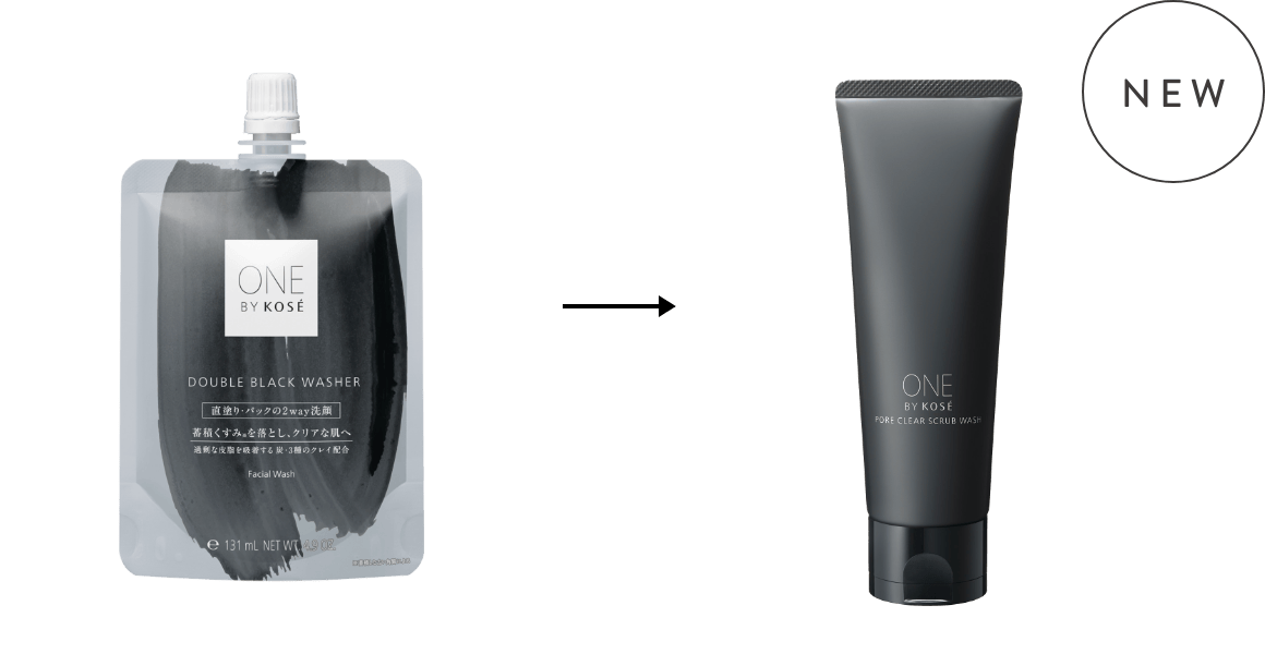 PORE CLEAR SCRUB WASH｜ONE BY KOSE｜ Maison KOSÉ(メゾンコーセー)