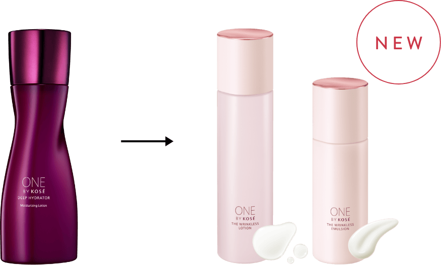 THE WRINKLESS LOTION / EMULSION｜ONE BY KOSE｜ Maison KOSÉ(メゾン