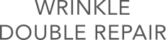 WRINKLE DOUBLE REPAIR