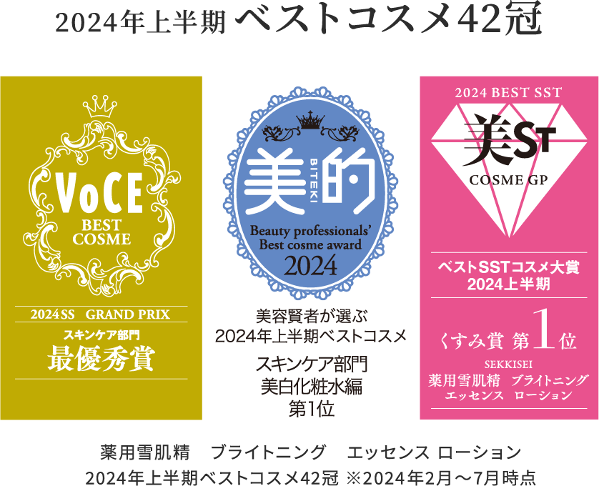 薬用雪肌精　ブライトニング　エッセンス ローション 2024年上半期ベストコスメ42冠 ※2024年2月～7月時点