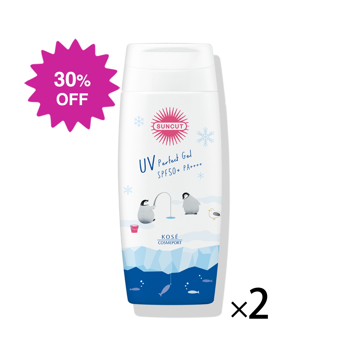 サンカット パーフェクトUV ジェル クール 2個セット