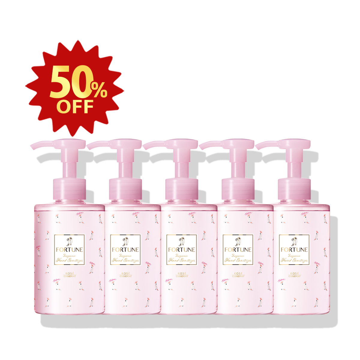 【福袋】フォーチュン 薬用 フレグランス ハンドジェル 5個セット