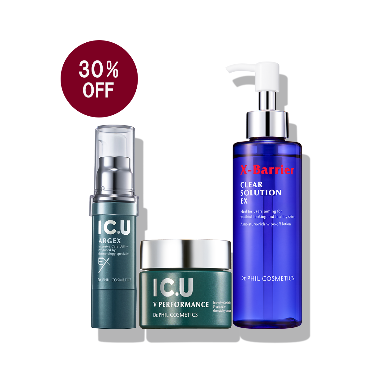 30％OFF】エクスバリア クリアソリューションEX＆IC．U アル