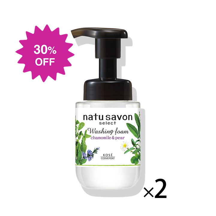 ソフティモ　ナチュサボン　セレクト　ホワイト　ウォッシングフォーム 2個セット