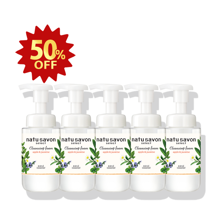 【福袋】ソフティモ ナチュサボン セレクト モイスト クレンジングフォーム 5個セット