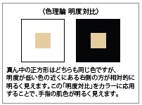 色理論 明度対比