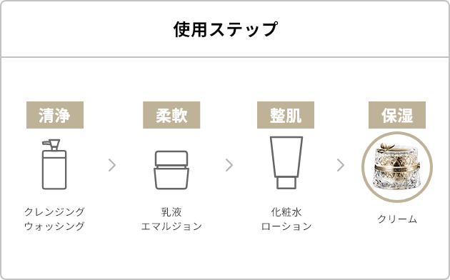 使用ステップ