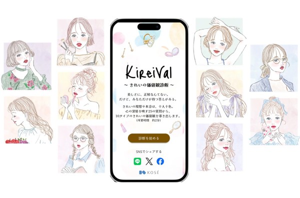 きれいの価値観をタイプ診断するWebサービス「KireiVal（キレイバル）」を開発<span class="filesize__info">PDF:839KB</span>