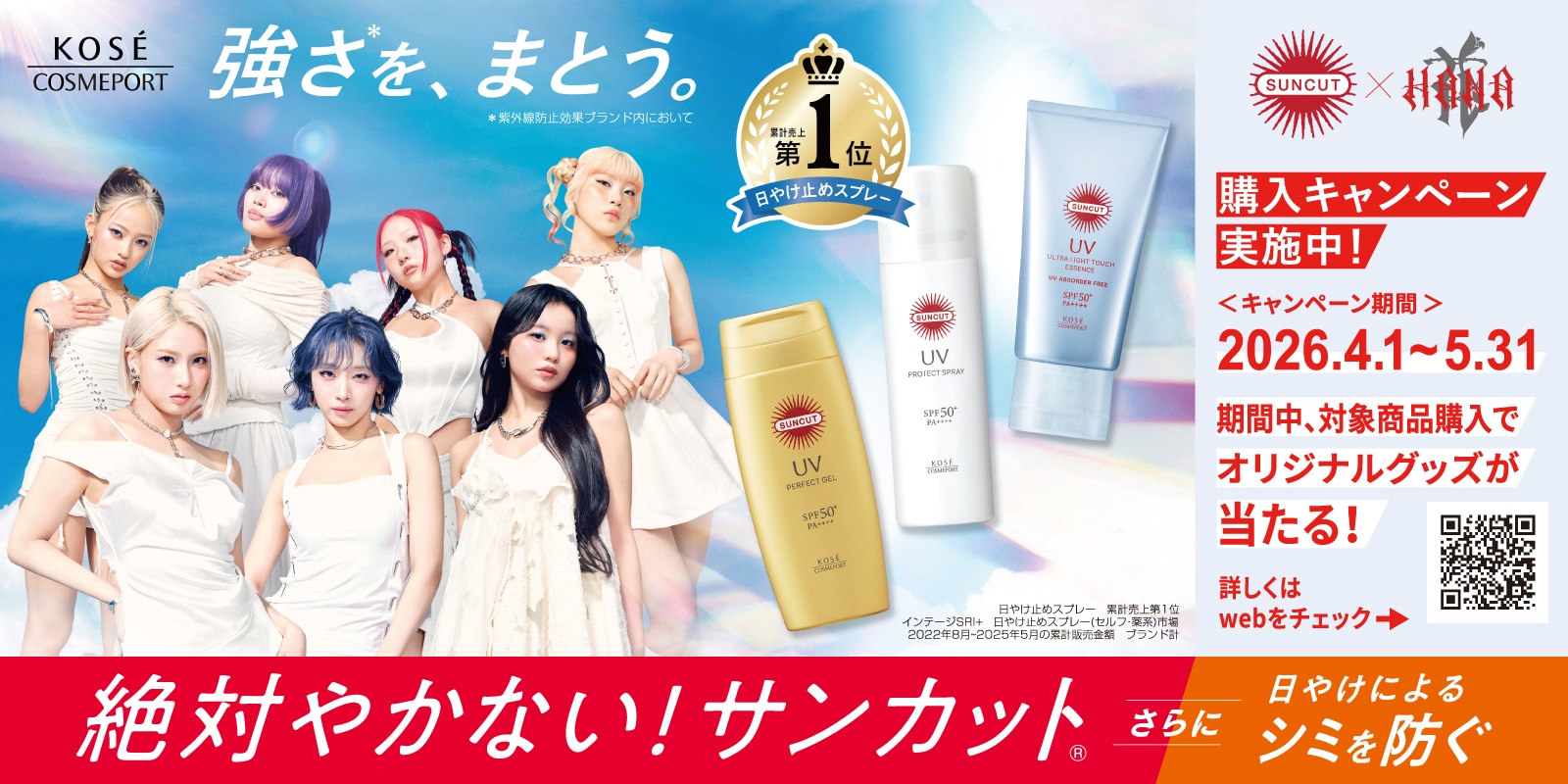 サンカット×HANA 購入キャンペーン